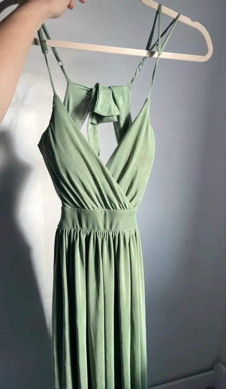 Vestido de festa verde - Foto 2