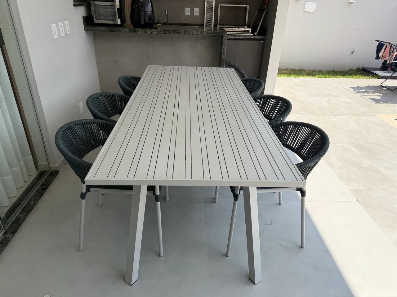Mesa com 6 cadeiras para área externa - Foto 2