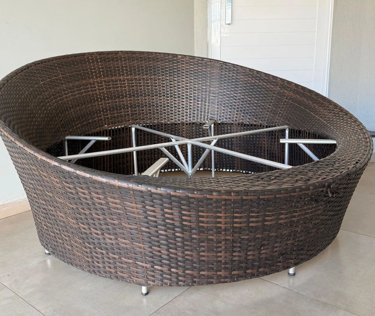 Chaise 1,70m somente estrutura  - Foto 3