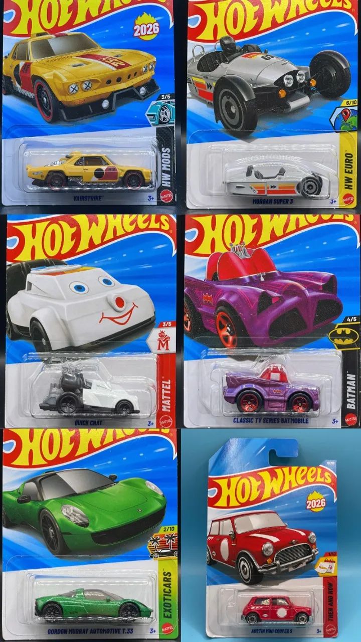 Hot wheels lote G 2026