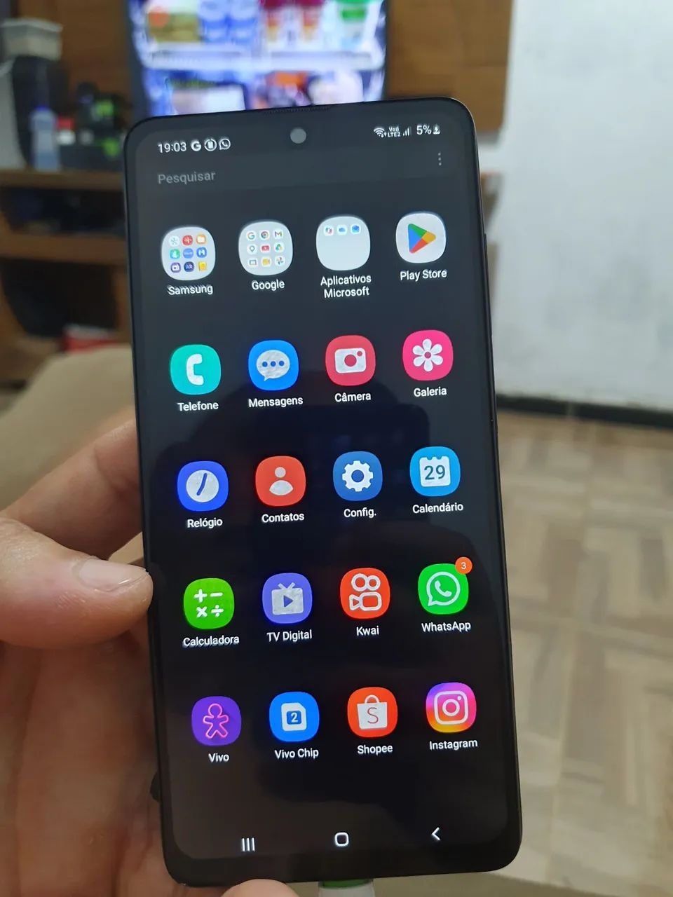 Smartphone Samsung A51, 128gb e 4 de Ram