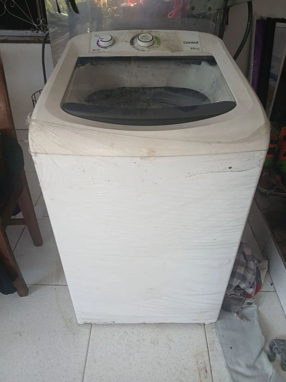 Maquina de lavar com defeito 