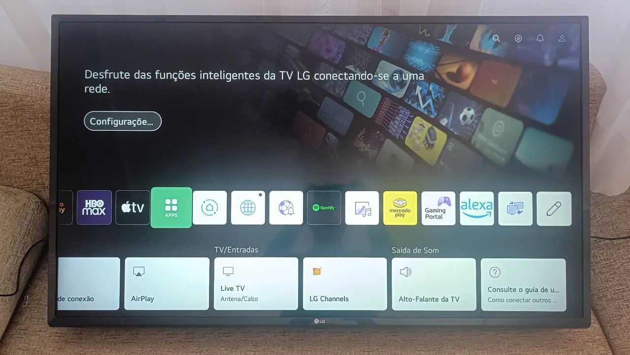 Só venda smart TV LG 43 polegadas 4K Ultra HD