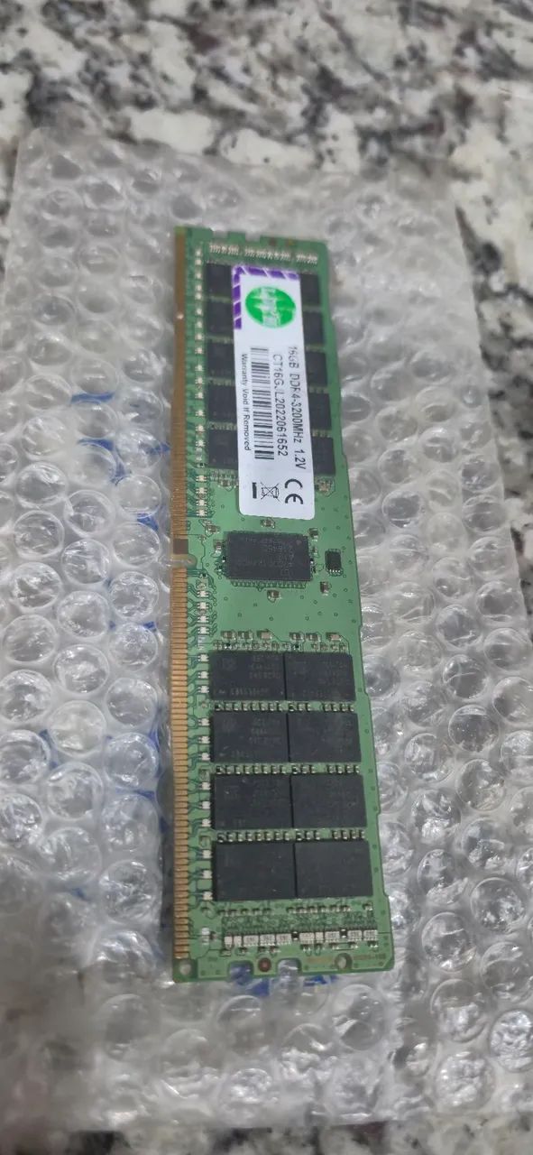 Memória RAM DDR4 16GB 3200MHz 1.2V Desktop - Não ECC