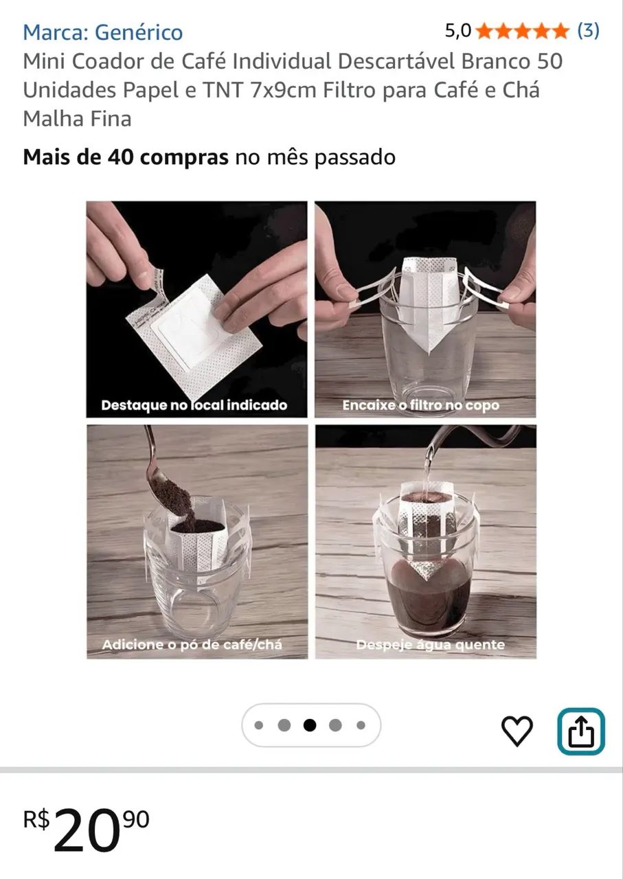 Coador de café 