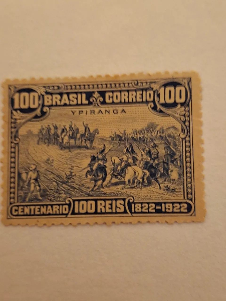 Antiguidade Selo Grito do Ipiranga 1922