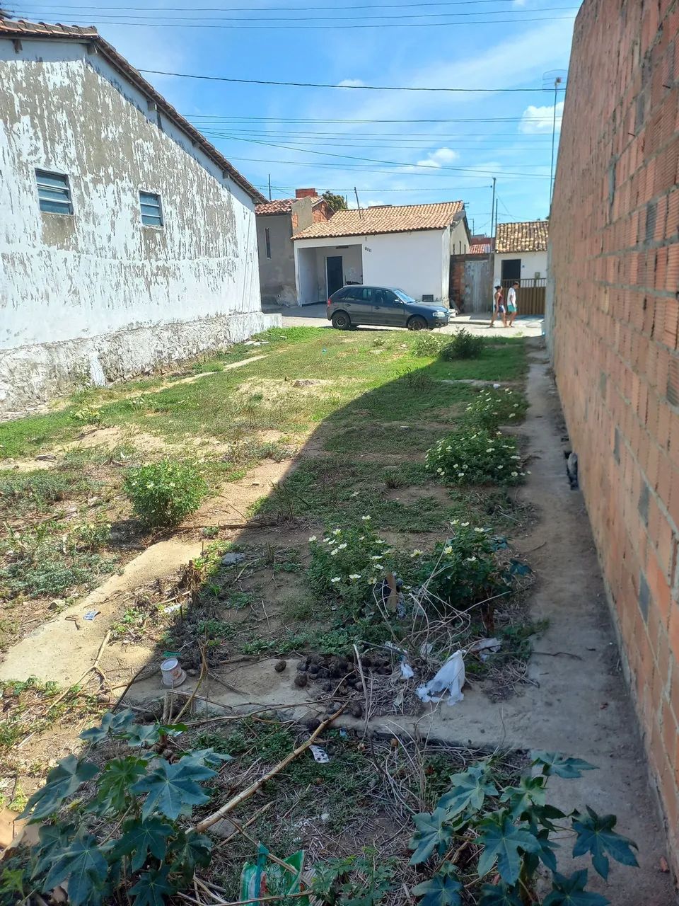 Terreno com base pronta