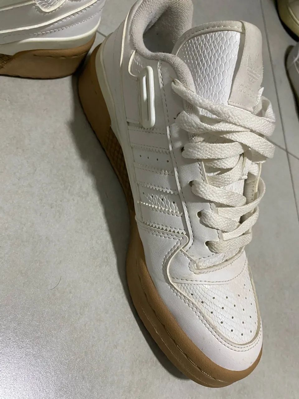 Adidas Forum Mid White Gum - Foto 4