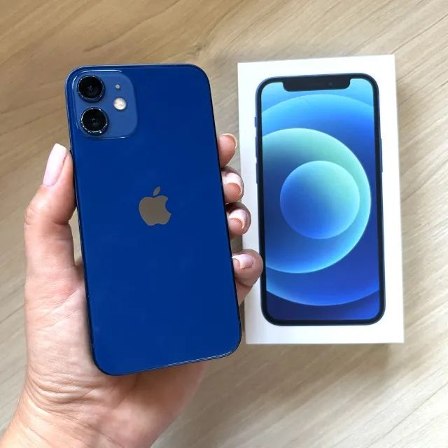 iPhone 12 Mini Azul 64gb - Celulares e Smartphones - Itoupavazinha