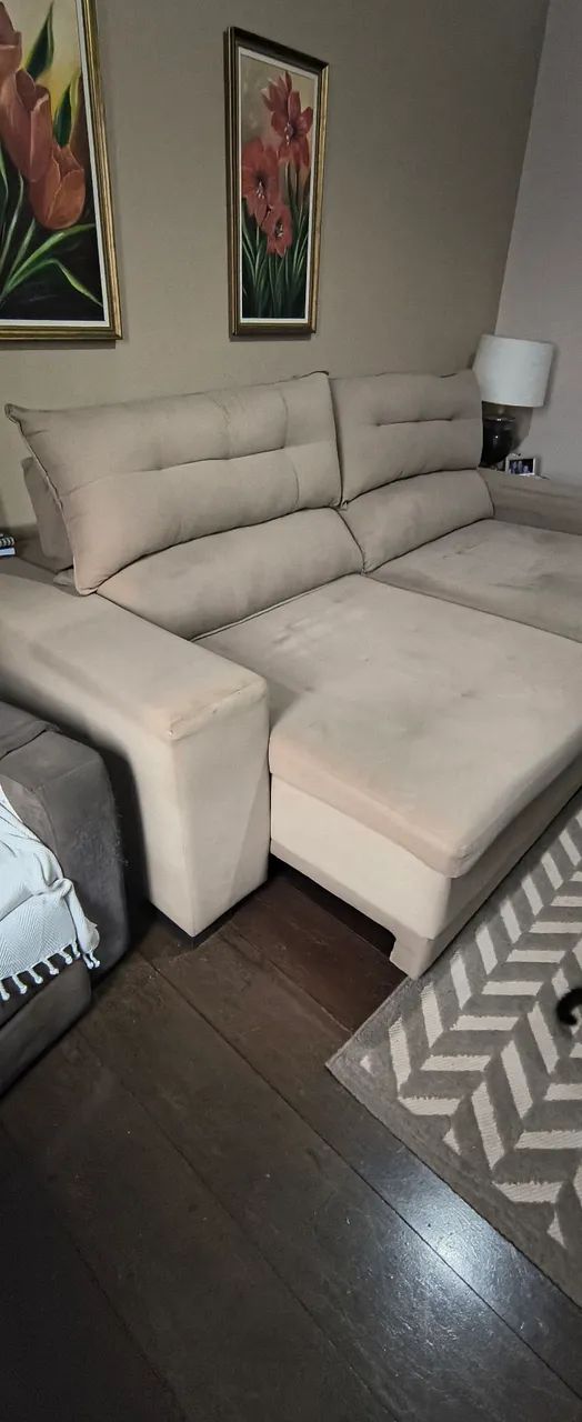 Vendo sofá retrátil excelente estado 2,50 m - Foto 3