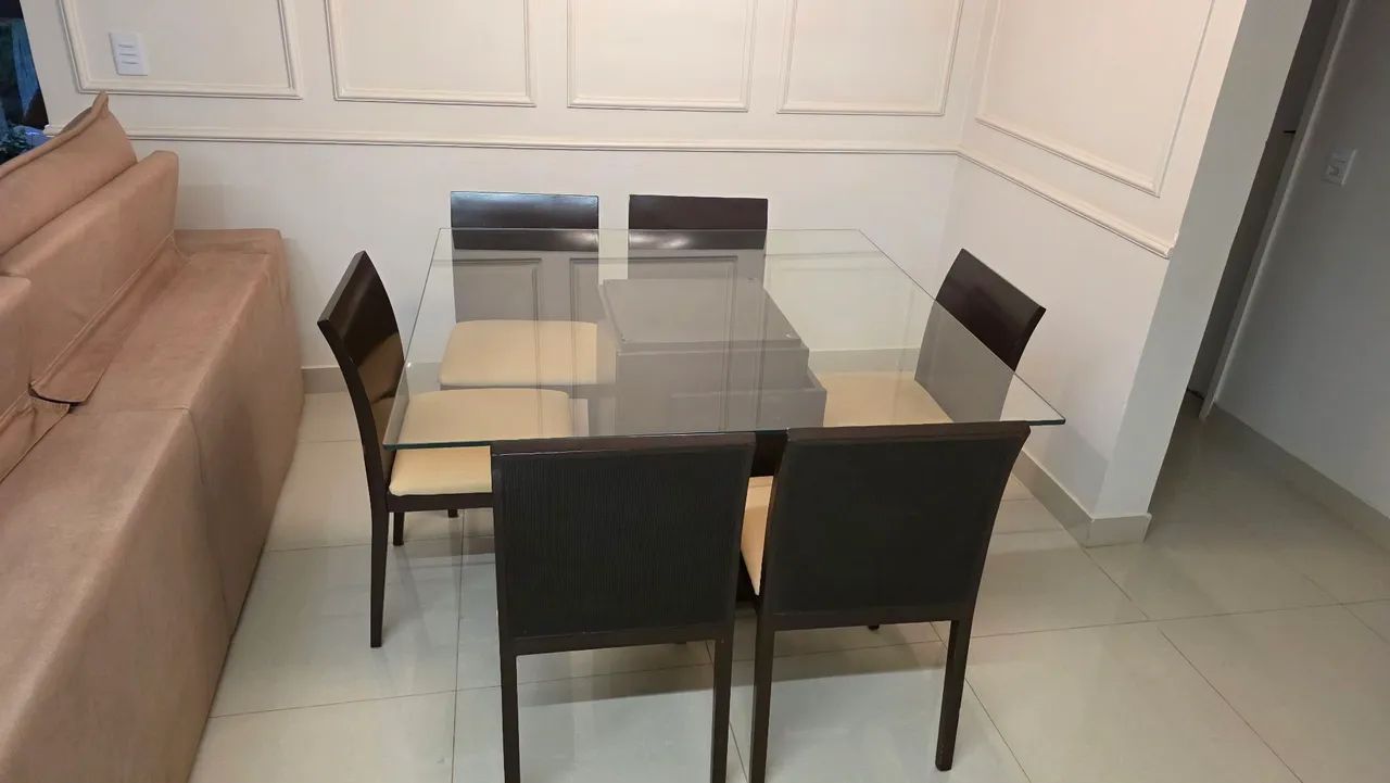 Mesa tipo bar Prima Linea com 6 cadeiras - Foto 2