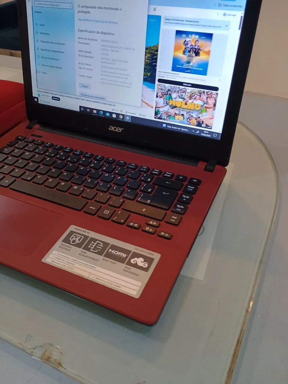 Notebook lindissimo Acer  - Foto 2