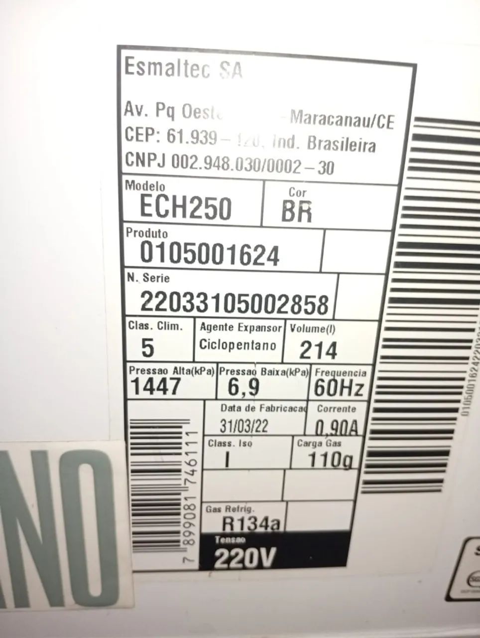 Vendo Freezer ECH250 Esmaltec  - Foto 3