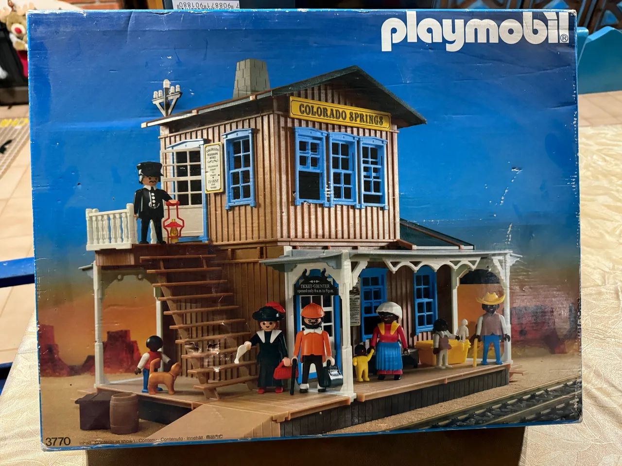 Playmobil 3770 - Estaçao Western (Completa)