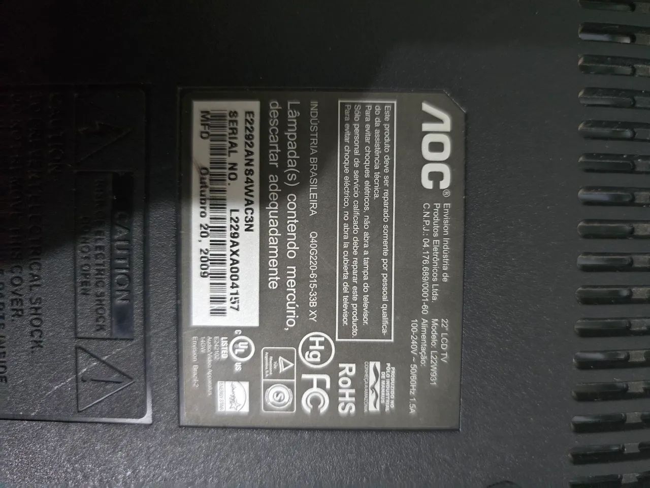 TV AOC 22 polegadas - Foto 3