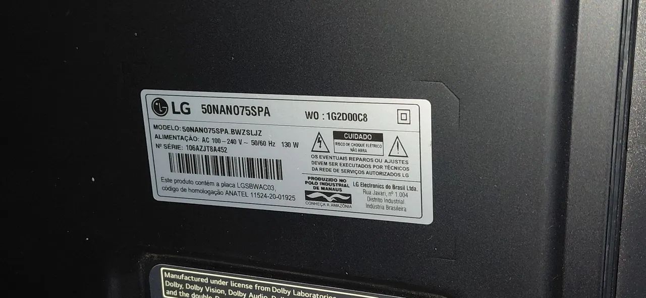 Tv LG Nanocell 50 polegadas  - Foto 3