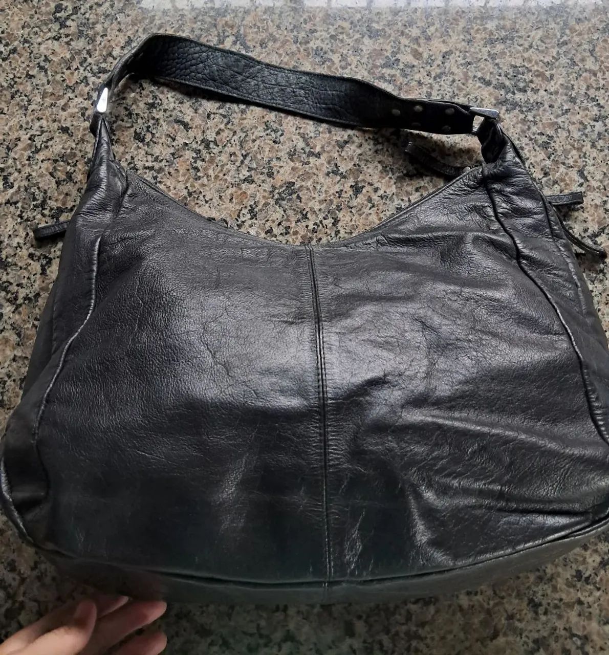 Bolsa de Couro Legítimo de ombro - Foto 4