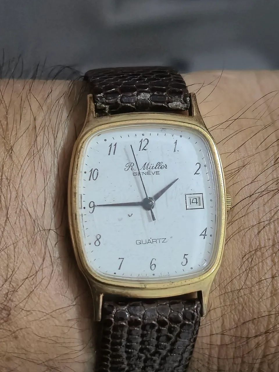 Relógio R. MÜLLER GENÊVE  À QUARTZ   -   FUNCIONANDO PERFEITAMENTE - Foto 2