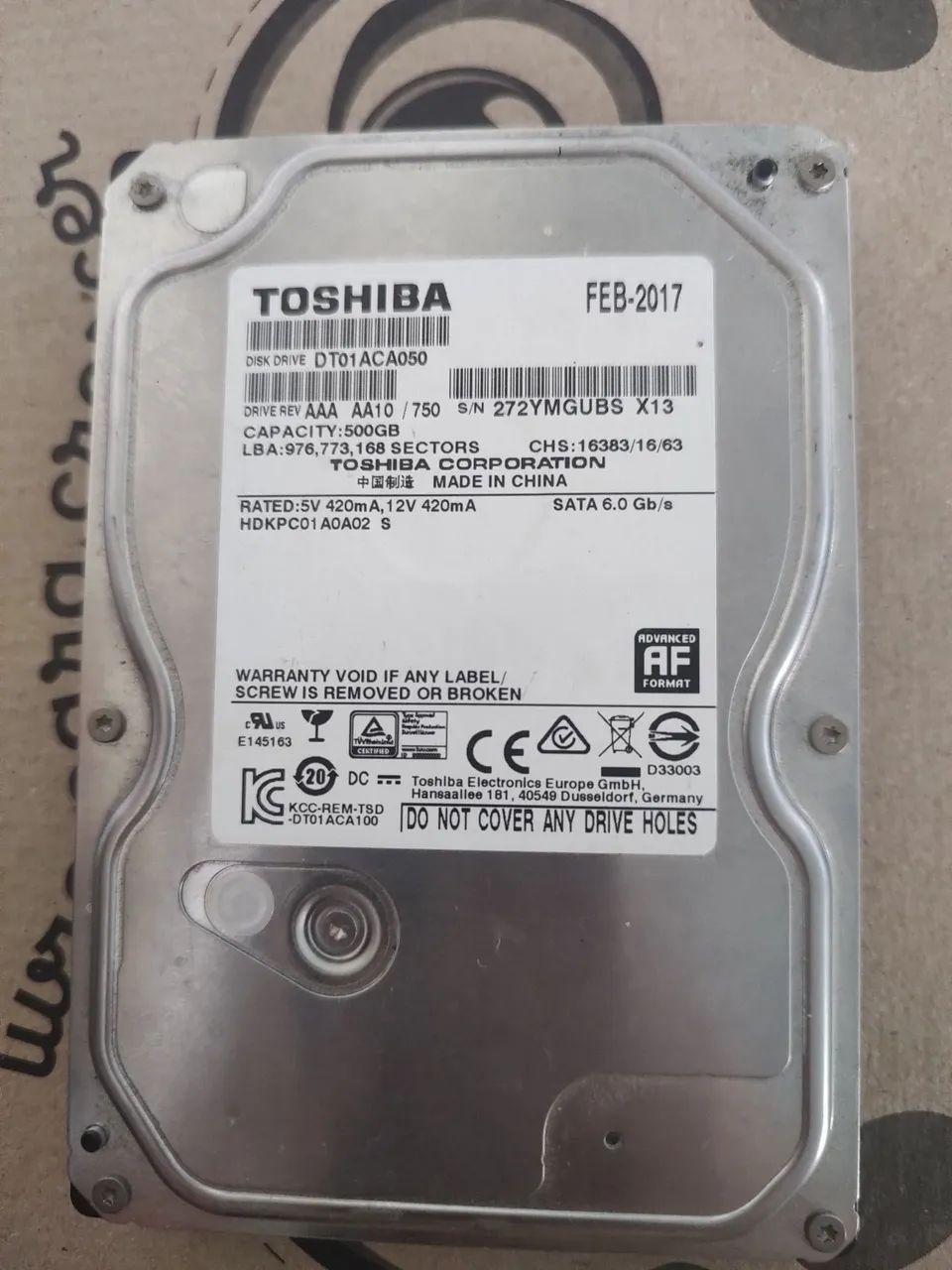 HD 500 gb