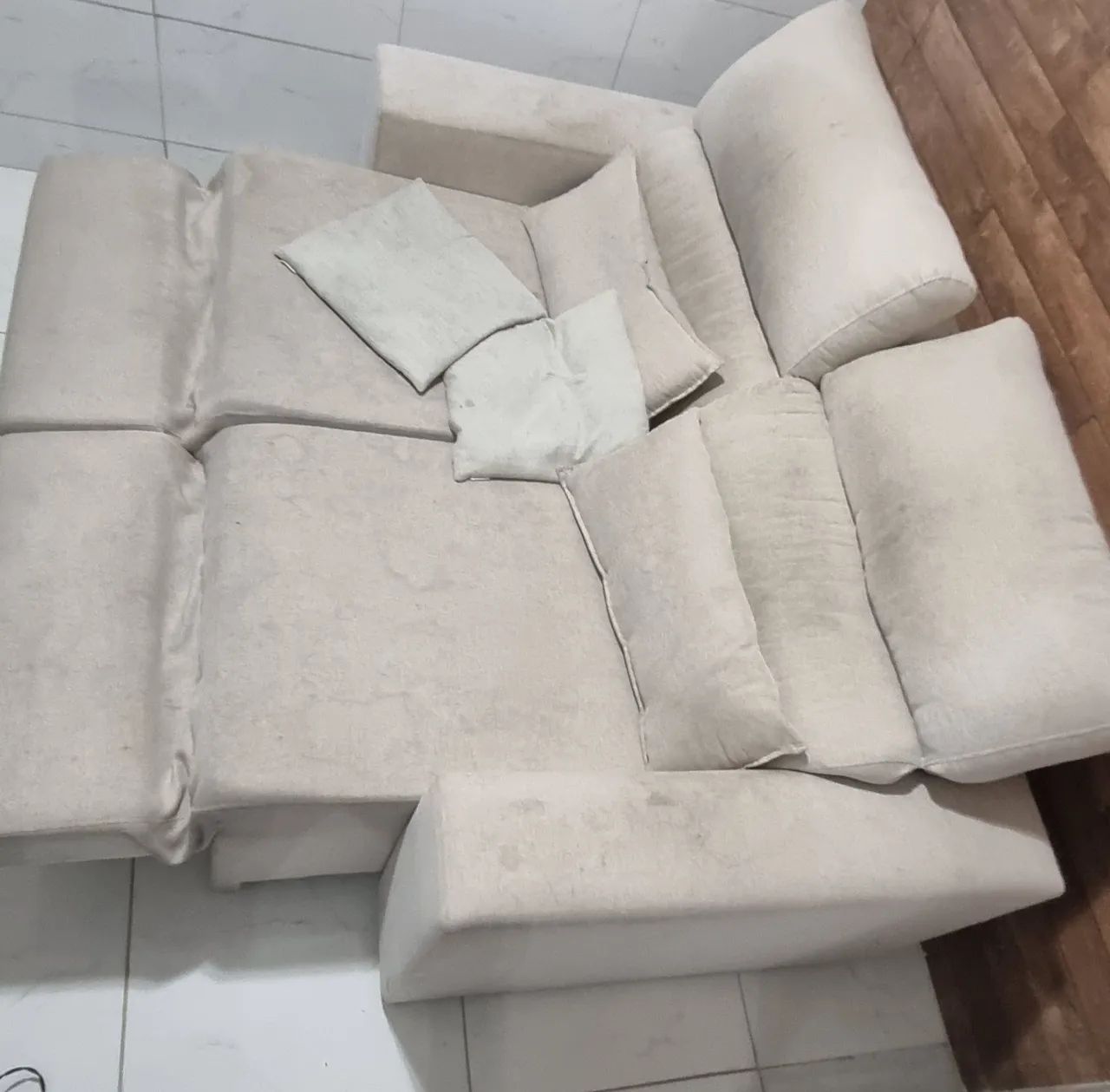 Vendo sofá retrátil e com chaise  - Foto 5