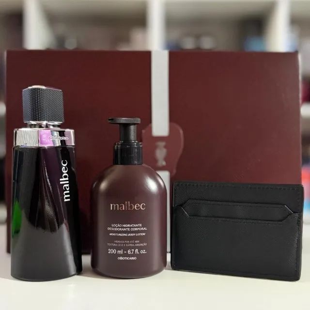 Kit Presente Malbec Perfume + Hidratante + Carteira - Foto 5