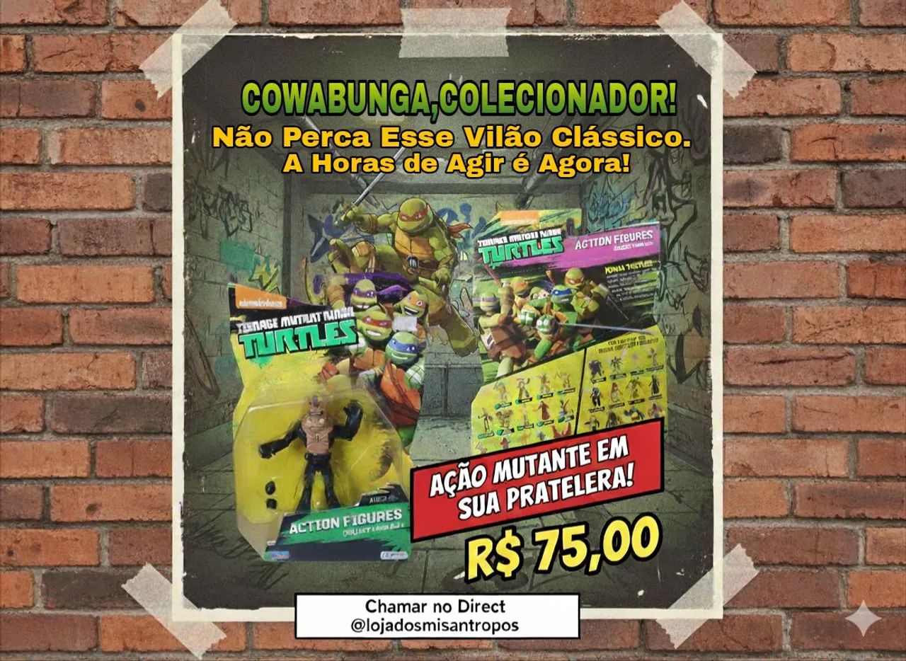Bebop LACRADO Tartaruga Ninja 