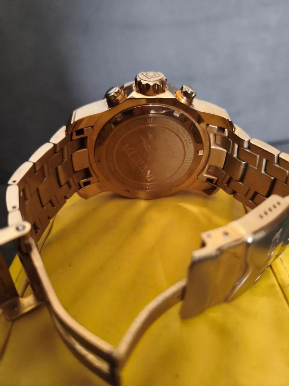 RELOGIO INVICTA PRO DRIVER DOURADO - Foto 5
