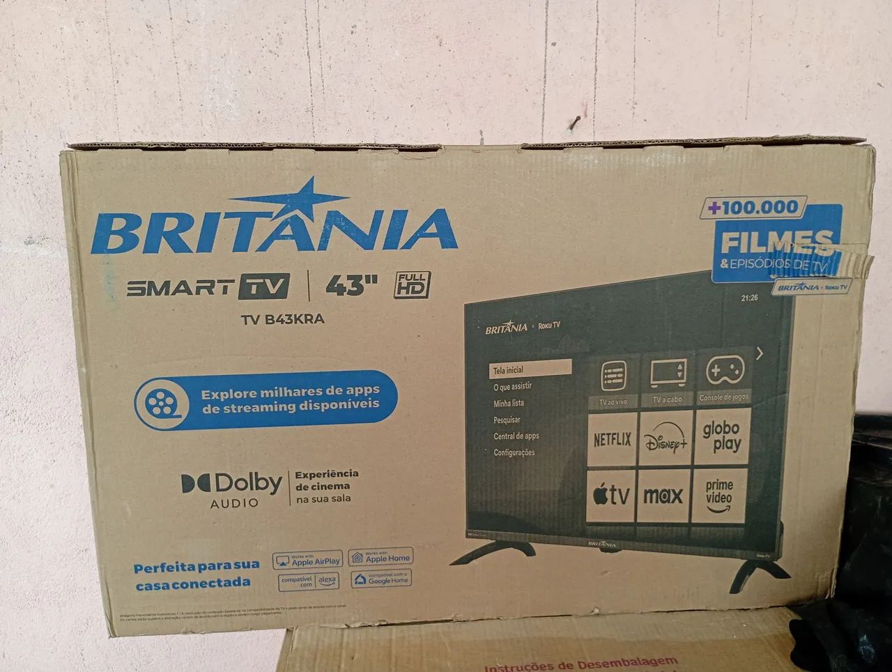 Smart tv 43 polegadas Britânia  - Foto 5