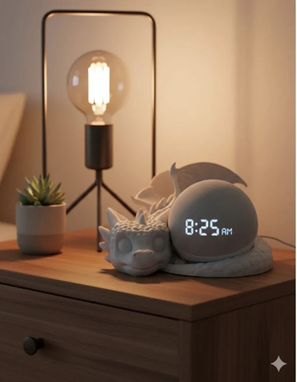 Suporte Para Alexa Echo Dot 4 e 5 - Suporte Decorativo