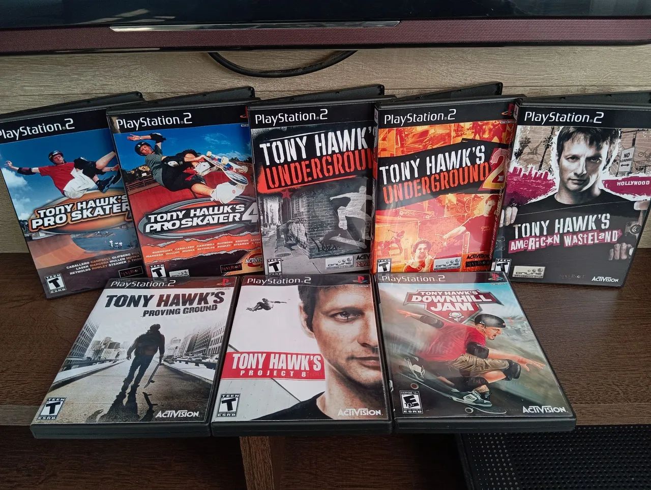 Coleção Tony Hawk para Ps2 (REPRÔ) LEIA!!!