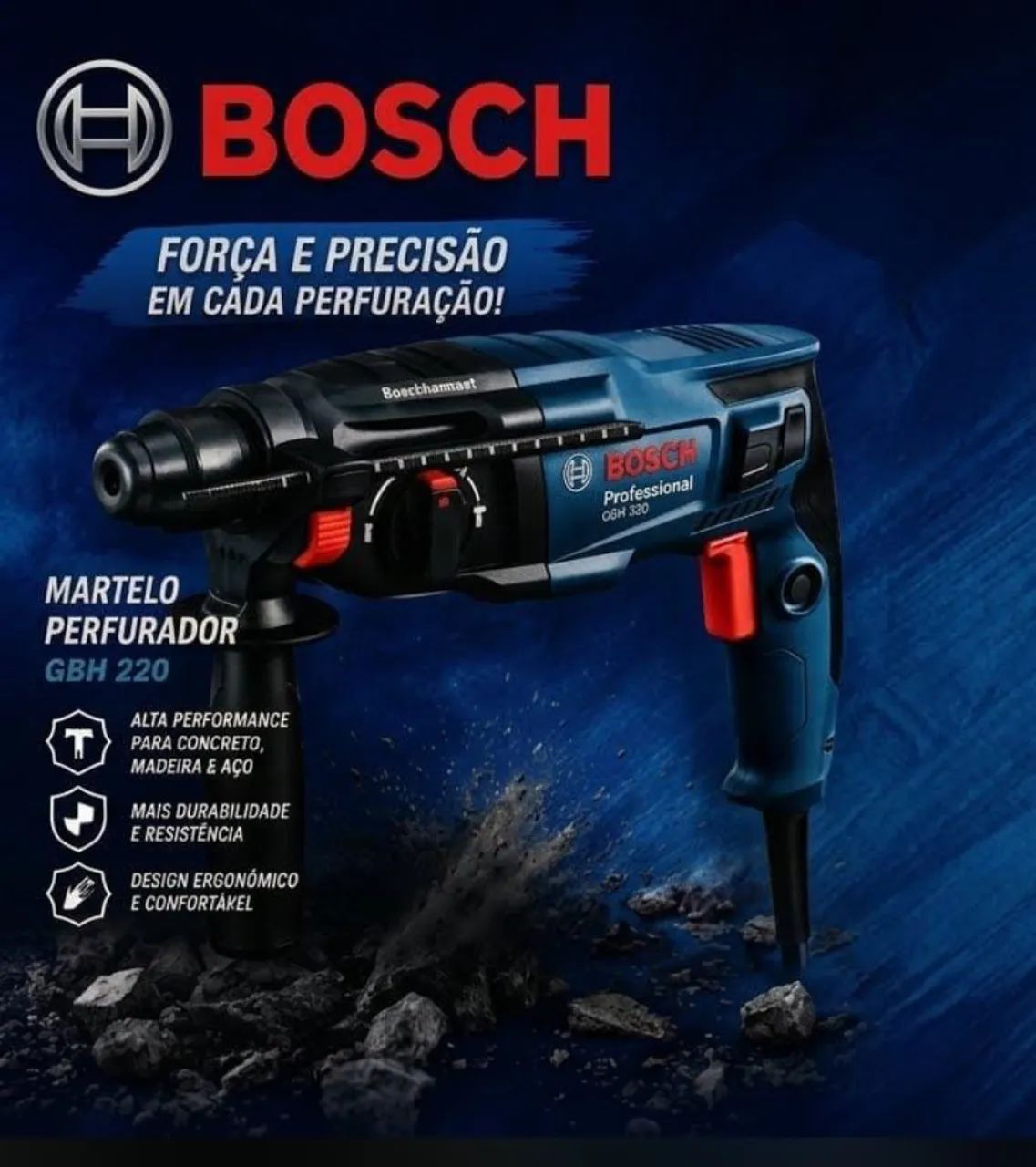 Martelo Perfurador BOSCH