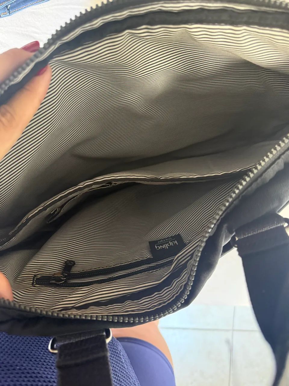 Bolsa Kipling original cabe computador  - Foto 5