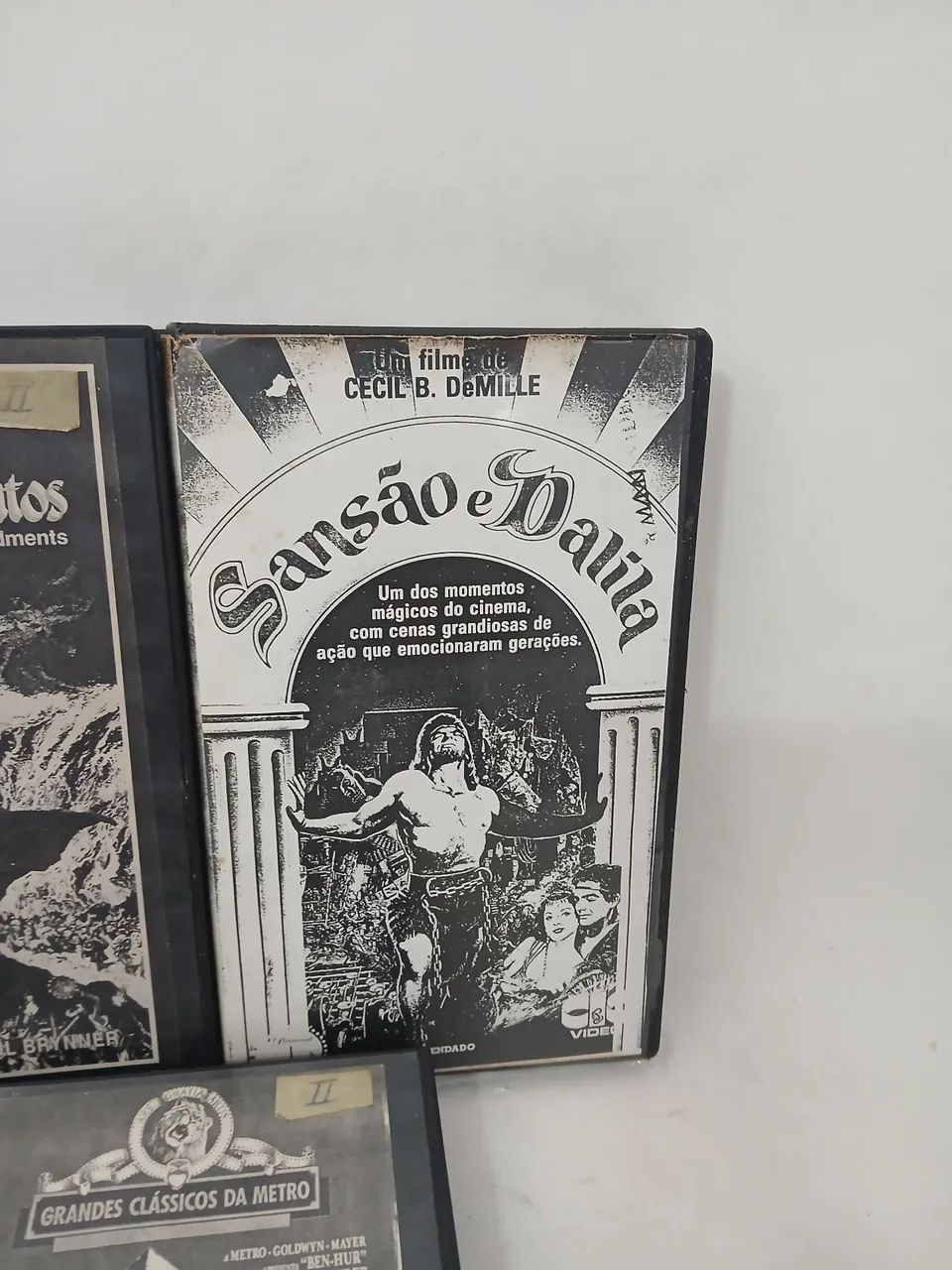 Lote Grandes Filmes VHS COPIAS dos Originais  com Manual das Fitas - Foto 3