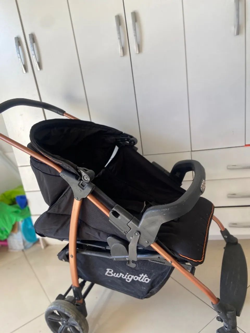 Carrinho de bebê + bebê conforto da burigotto - Foto 5