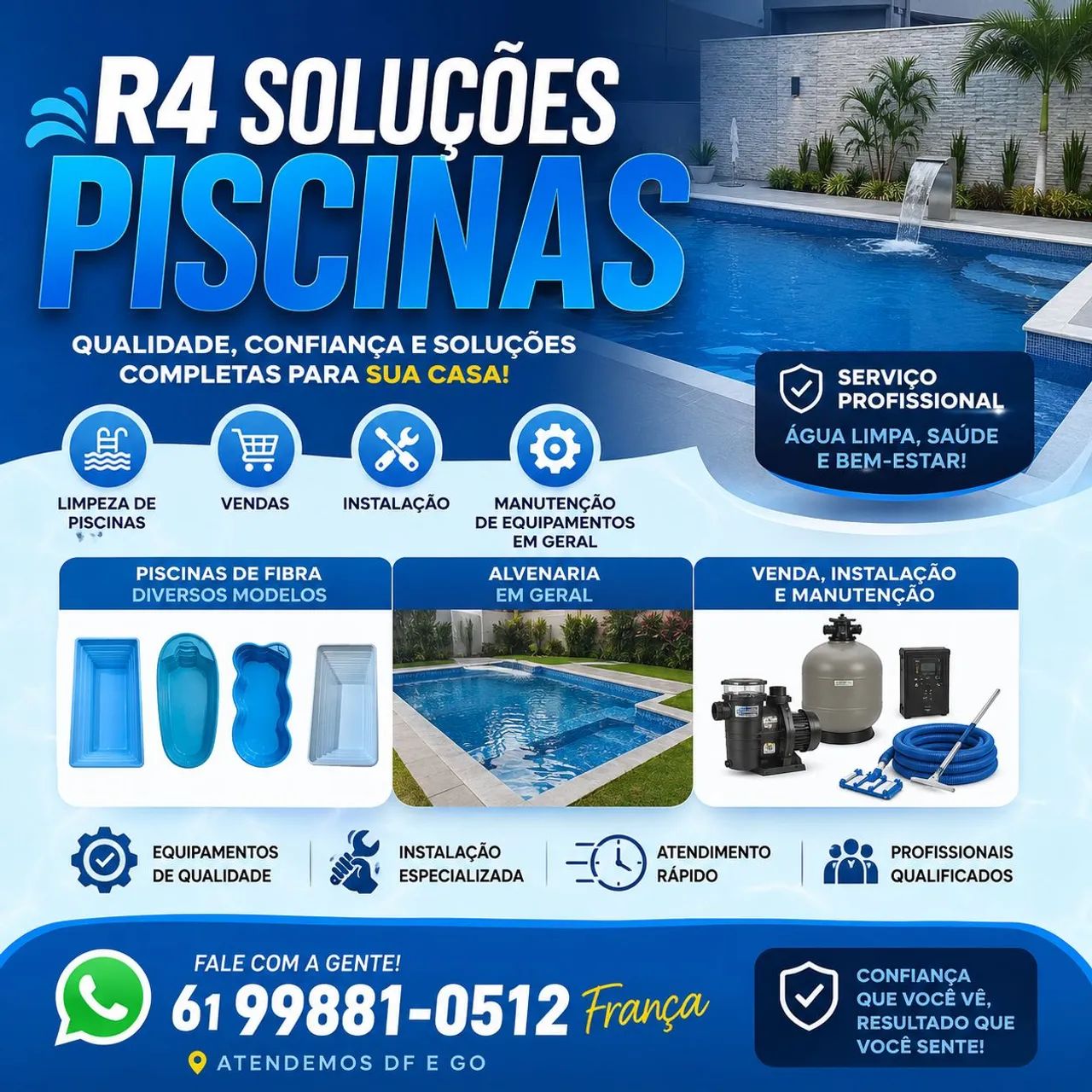 Manutenção de piscina e equipamentos  - Foto 2