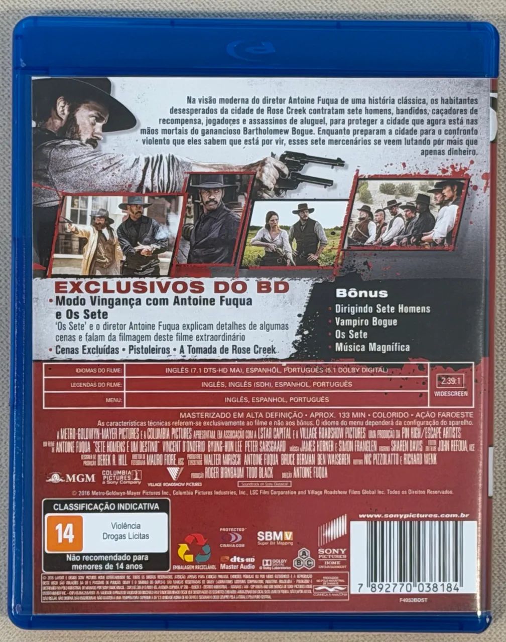 BLU-RAY SETE HOMENS E UM DESTINO (ORIGINAL) - Foto 2