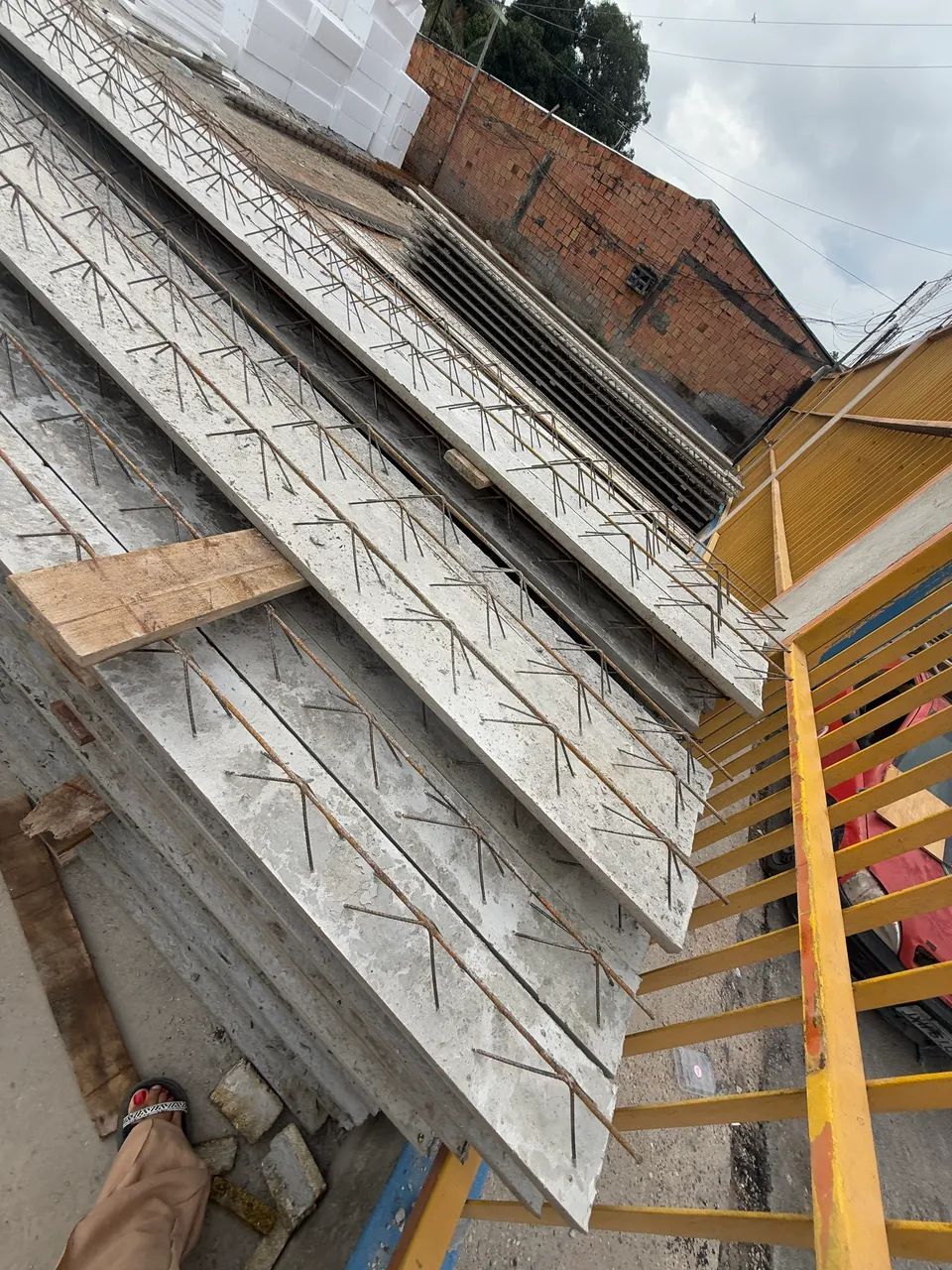  Vigota para laje pré moldada