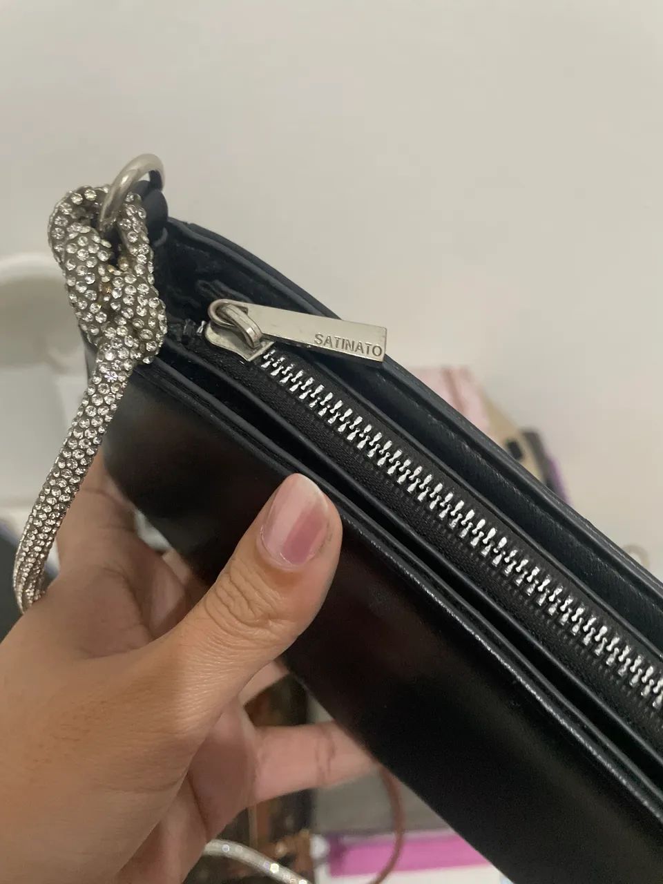 Bolsa de festa preta estilosa - Foto 2