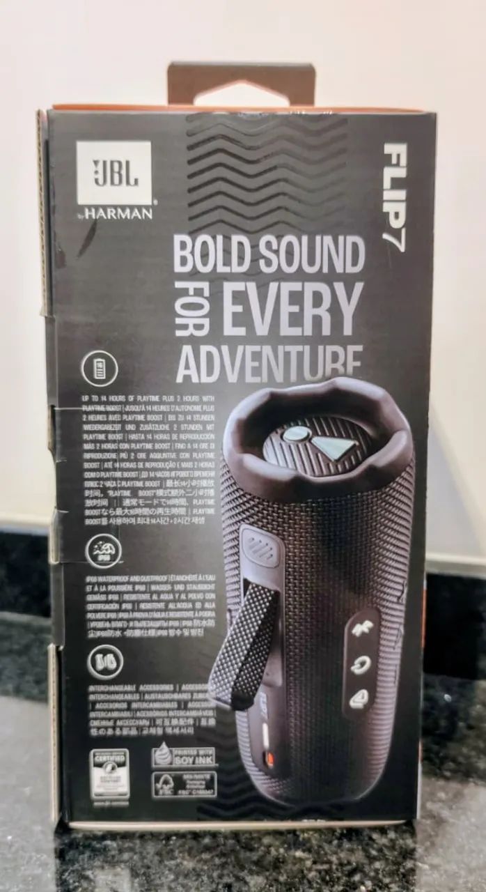 JBL FLIP 7 PRETA - Foto 2