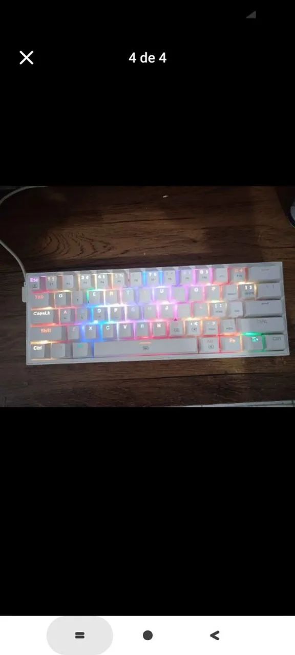 Teclado mecânico gamer