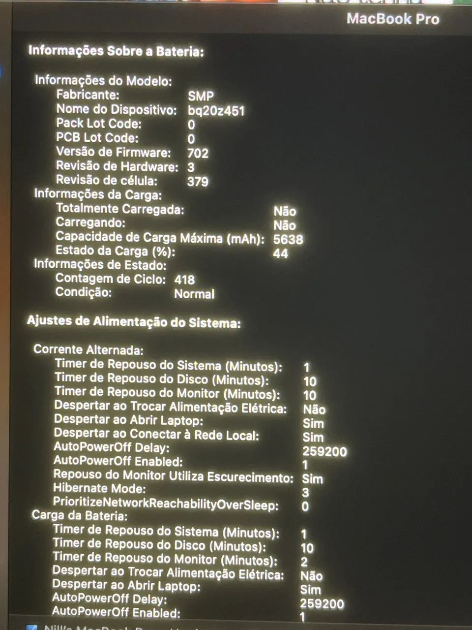 MacBook Pro Modelo ( a1502 ) 14.5pol - Foto 5