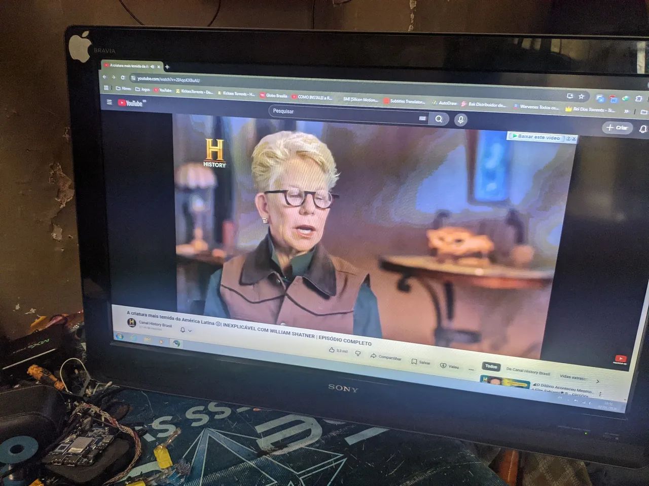 Tv Sony Bravia klv-40v410a não é smart 