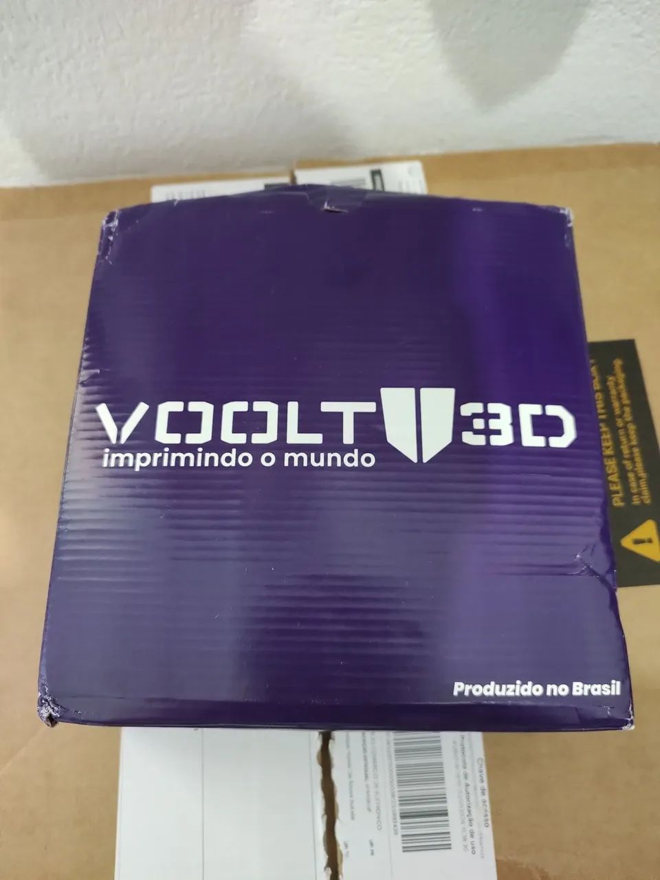 Filamento PLA branco velvet 3D - Foto 3