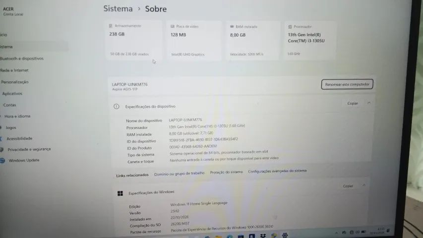 Vendo Notebook Intel Core i3 - Foto 5