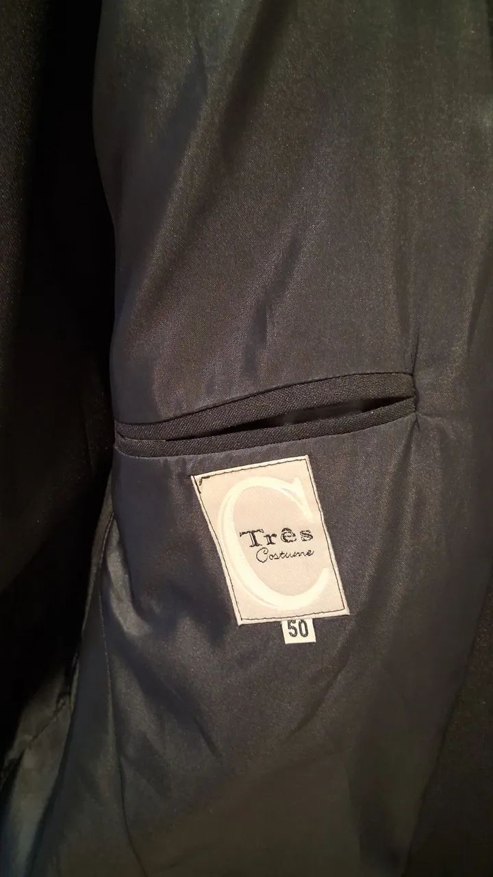 Terno Preto ótimo estado  - Foto 3