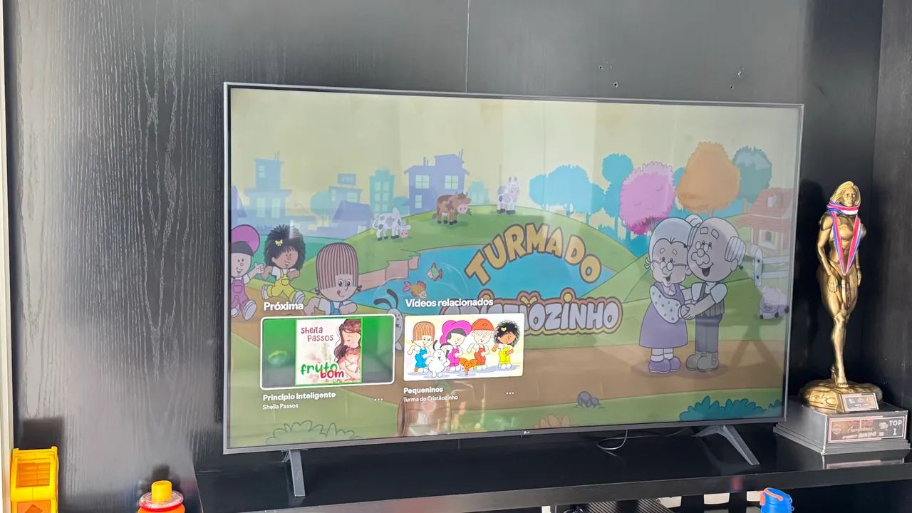 Smart TV LG 55" 4K Ultra HD - Perfeito Estado (Com Comando de Voz) - Foto 3