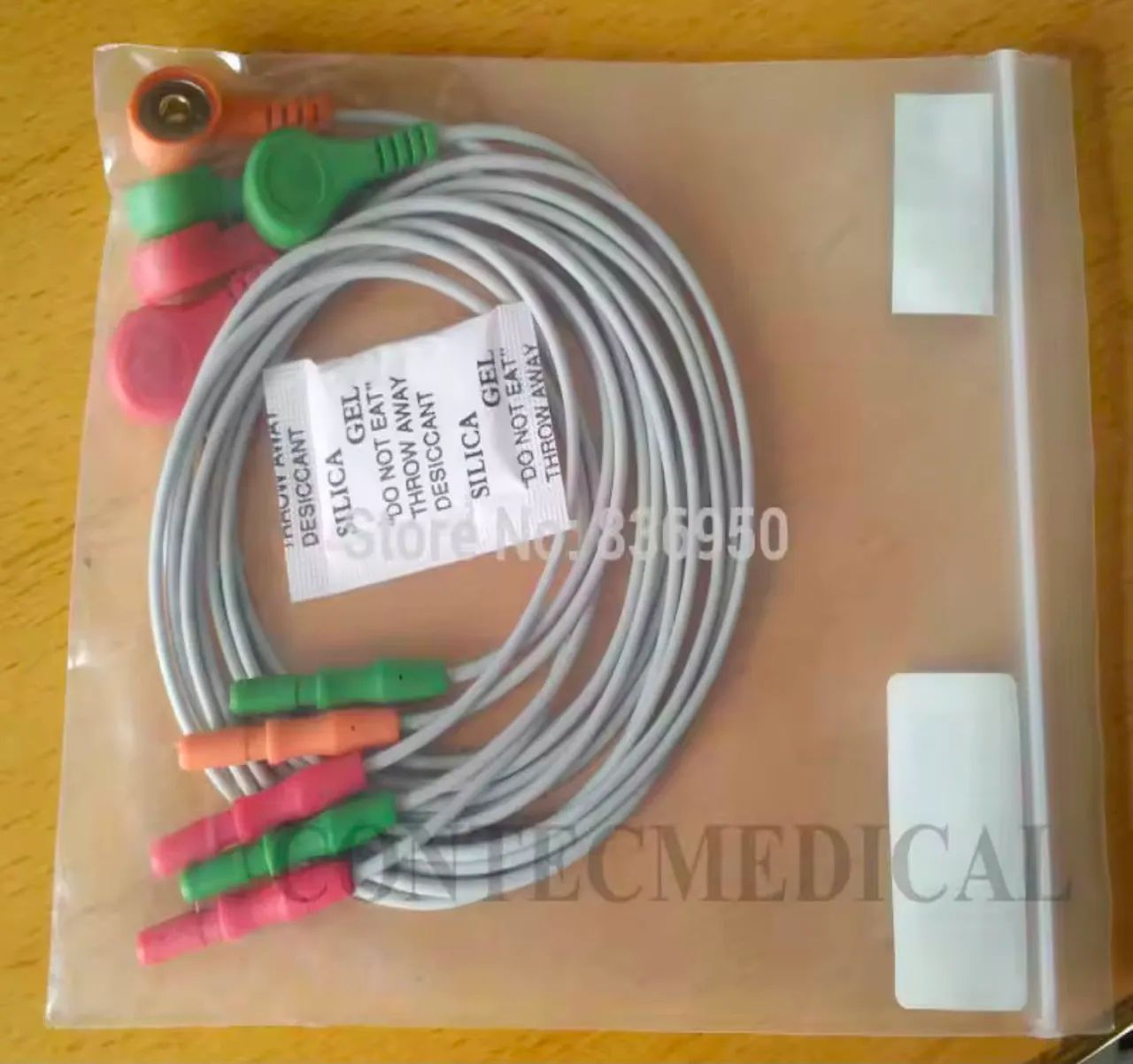 Cabo ecg 5 vias holter tlc 9803 marca contec - Foto 2