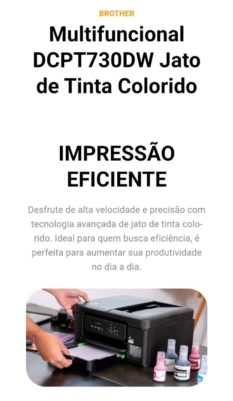 Multifuncional Brother T730W (Nova)  - Foto 4