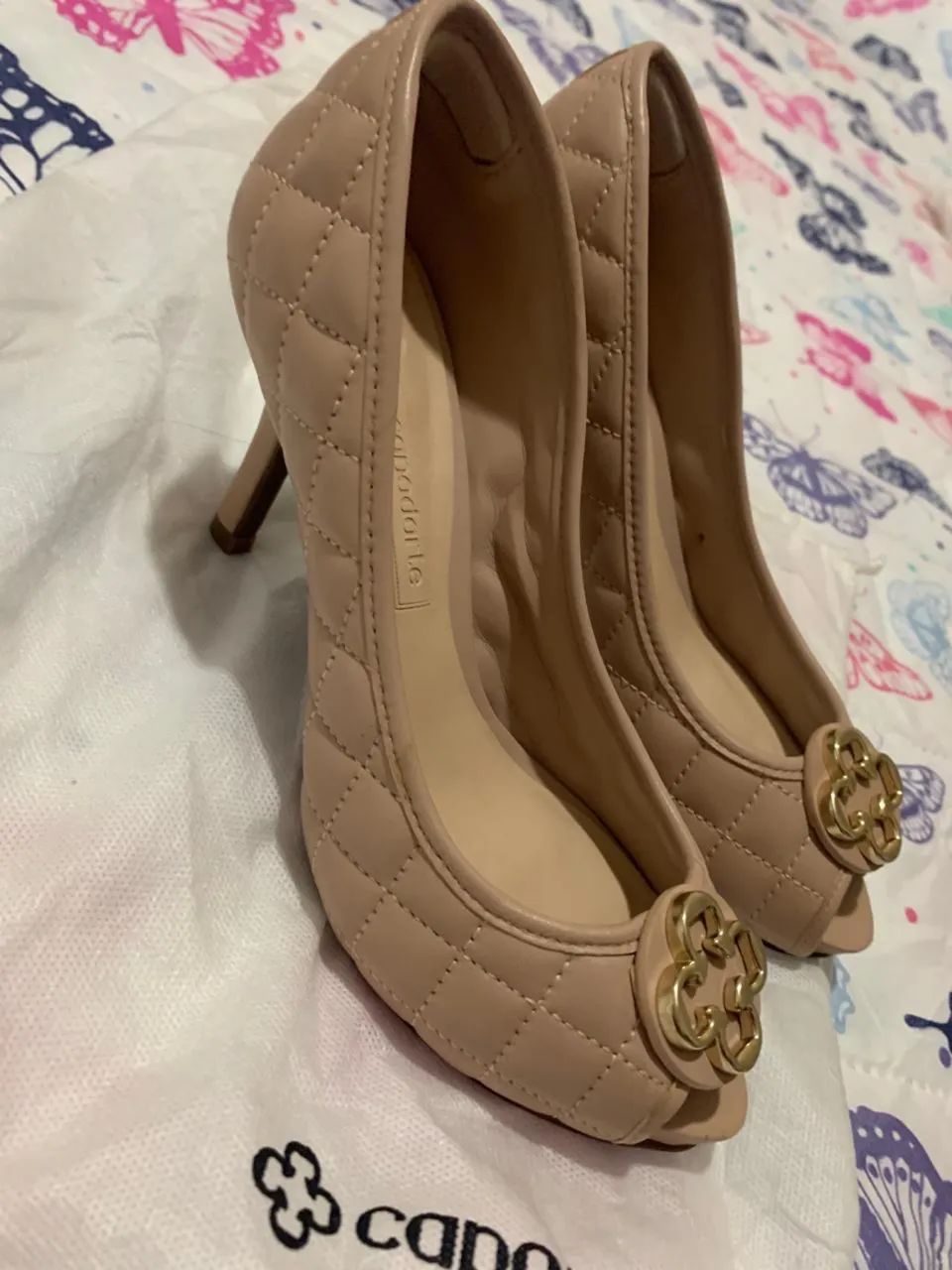 Sapato Peep Toe Capodarte 