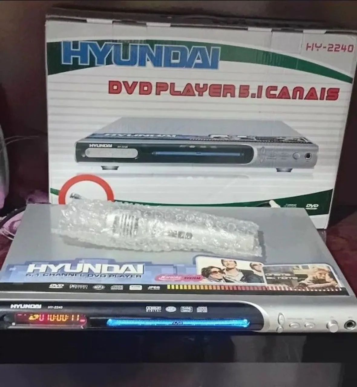 Dvd Player hyundai com Karaoke 